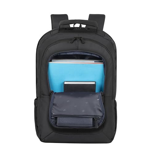 Sac à dos pro 17,3" passant valise Polyester ECO noir déperl
