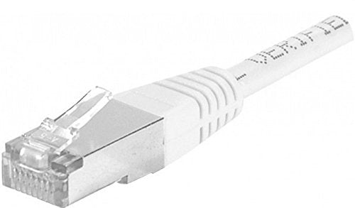 Cordon RJ45 catégorie 6A F/UTP blanc - 5 m