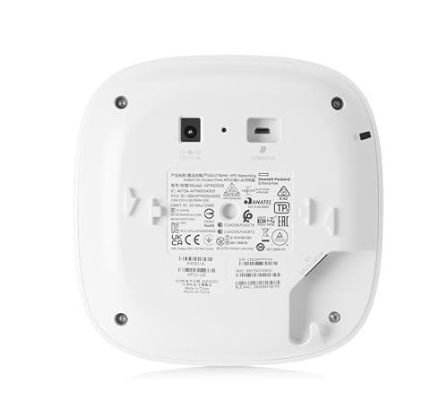 HPE Networking Instant On AP22 (RW) Borne daccès sans fil Bluetooth Wi Fi 6 2.4 GHz 5 GHz montable au plafond/mur