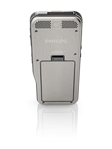 PHILIPS Pocket-Mémo DPM6000: Enregistreur vocal à bouton-poussoir, 2 Mic Stéréo