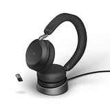 Jabra Evolve2 75 Casque Sans fil Arceau Bureau/Centre d'appels Bluetooth Noir