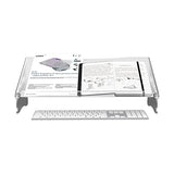 DATAFLEX Porte copie/doc. Acrylique - Hauteur réglable 49411