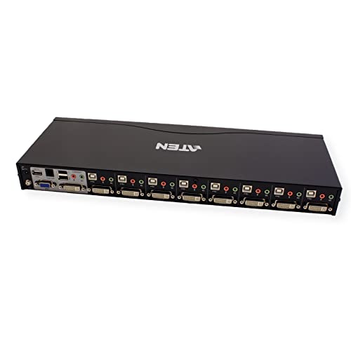 Aten CS1768 - Switch KVM DVI/USB + Audio 8 ports Single Link