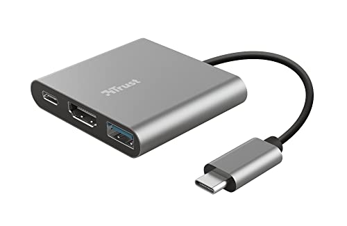 TRUST Adaptateur DALYX USB-C 3 en 1 HDMI USB USB-C