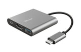 TRUST Adaptateur DALYX USB-C 3 en 1 HDMI USB USB-C