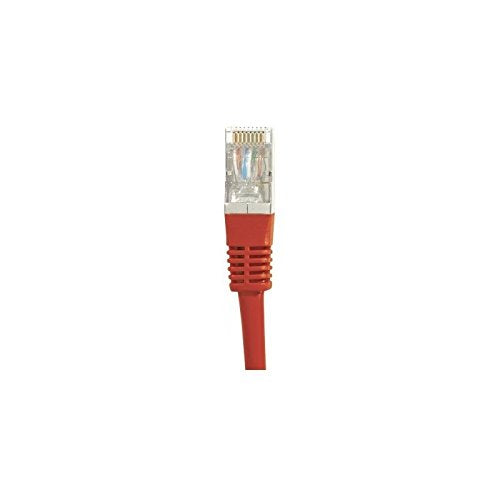 Cordon RJ45 catégorie 6 S/FTP rouge - 1,5 m