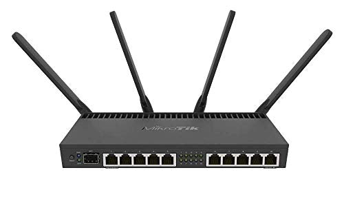 MikroTik RB4011iGS+5HacQ2HnD-IN Wireless Router, Dual-band 2.4/5GHz, 10x Gigabit Ethernet, PoE, RouterOS