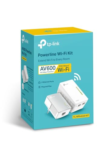 AV600 Powerline Wi-Fi Booster 2 LAN KIT