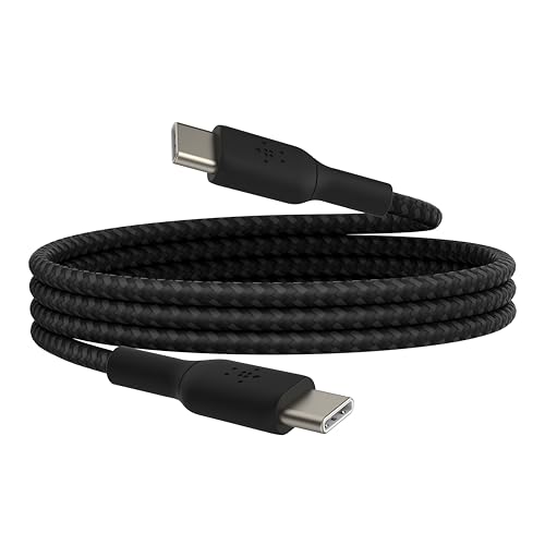 BELKIN BOOST CHARGE USB-C to USB-C 2.0 Cable Braided 1M Black