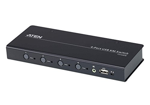 ATEN CS724KM-AT commutateur écran, clavier et souris Noir