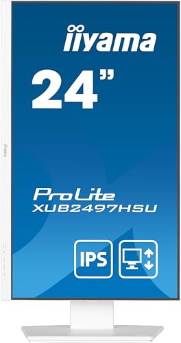 "iiyama ProLite XUB2497HSU-W2 écran plat de PC 60,5 cm (23.8"") 1920 x 1080 pixels Full HD LED Blanc"