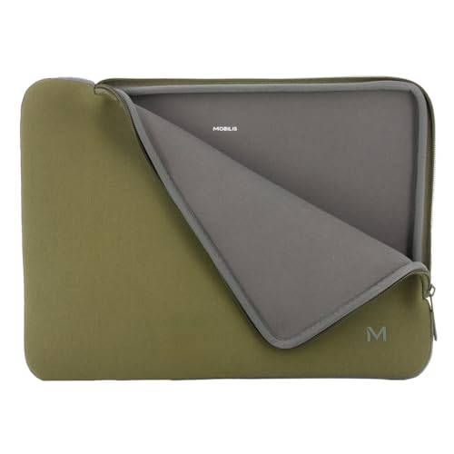 MOBILIS Housse Skin Sleeve pour ordinateur 12.5-14" - Khaki, Gris