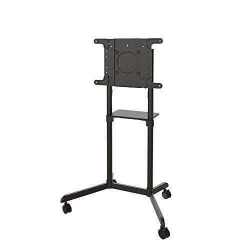 NEOMOUNTS NS-M1250BLACK Support au sol pour écran 37-70p - rotatif - étagère multimédia incluse