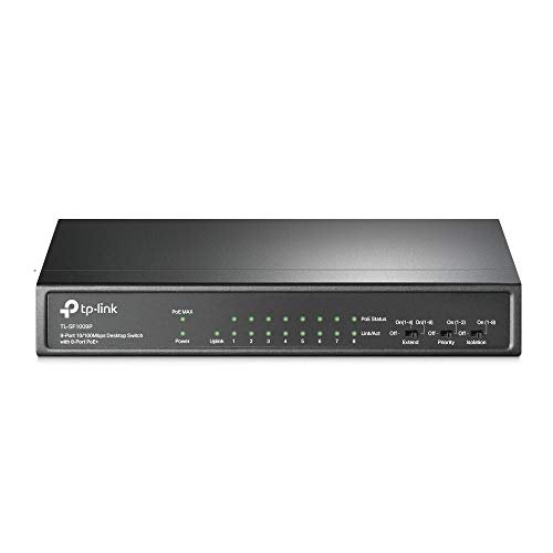 9-Port Desktop Switch 8-Port PoE+