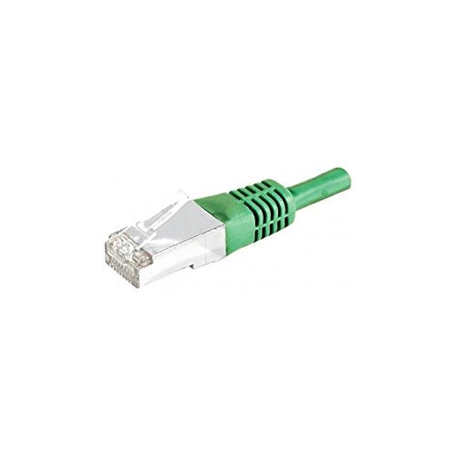 Cordon RJ45 catégorie 6A S/FTP vert - 0,5 m