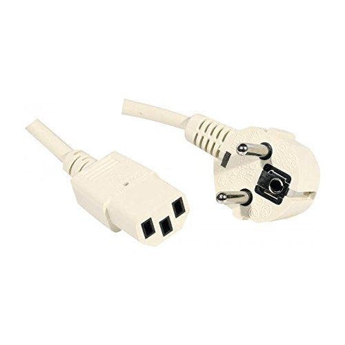 Cordon d alimentation PC CEE7 / C13 beige - 1,8 m
