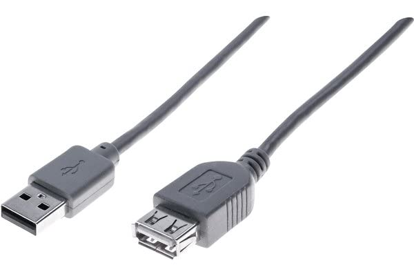 Rallonge éco USB 2.0 A / A grise - 3,0 m