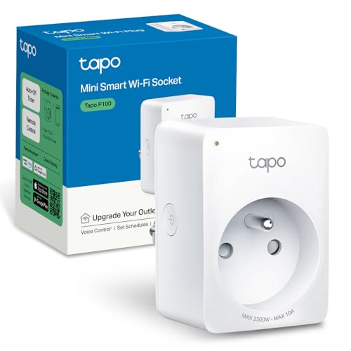 TP-Link TAPO P100M Prise intelligente 2300 W Maison, Bureau Blanc