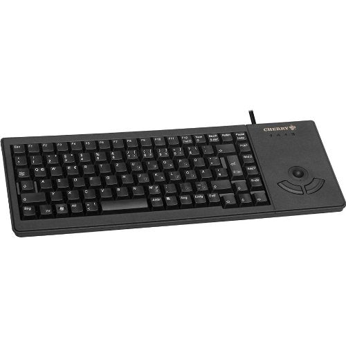 CHERRY Clavier miniature + trackball USB noir (Suisse)