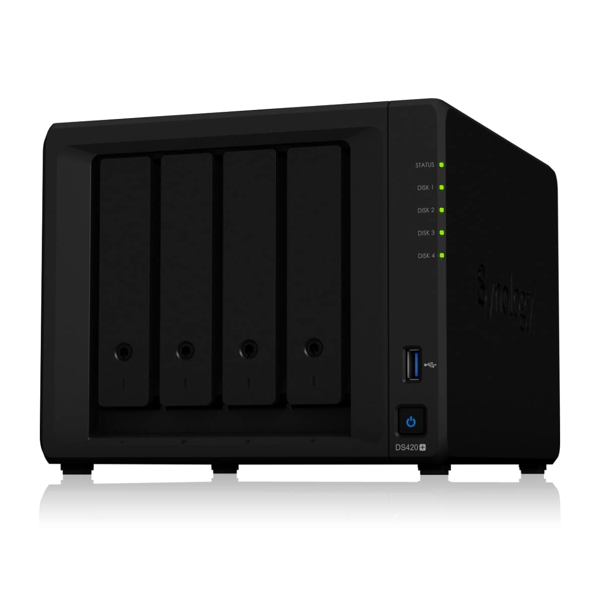 SYNOLOGY RS822RP+ 4-Bay NAS-Rackmount AMD Ryzen V1500B 4-core 2.2GHz 2Go DDR4 ECC SODIMM 2xUSB 3.2 RJ-45 4x1GbE