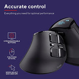 TRUST Souris sans fil ergonomique VOXX Rechargeable - Noire