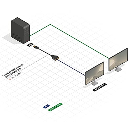 LINDY Câble adaptateur DisplayPort vers DVI