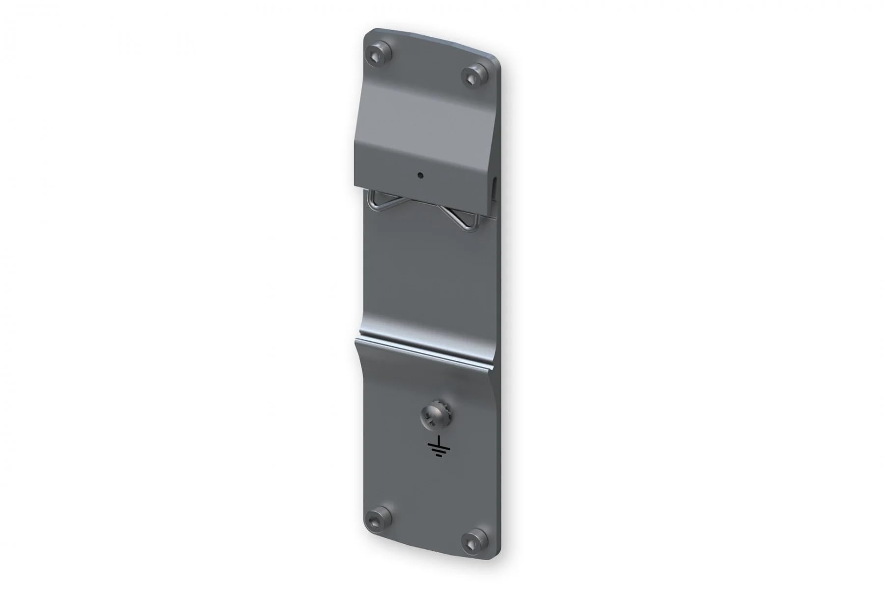 TELTONIKA NETWORKS TSW1 rear panel with DIN rail holder