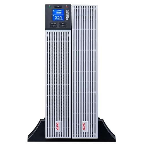 APC Easy UPS On-Line SRVL UPS Rack Li-ion AC 230V 900Watt 1000VA USB RS-232 RJ-45 RJ-11 output connectors 6 4U 19 Black with Rail K