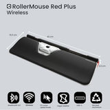 CONTOUR DESIGN Souris centrée RollerMouse Red Plus sans fil