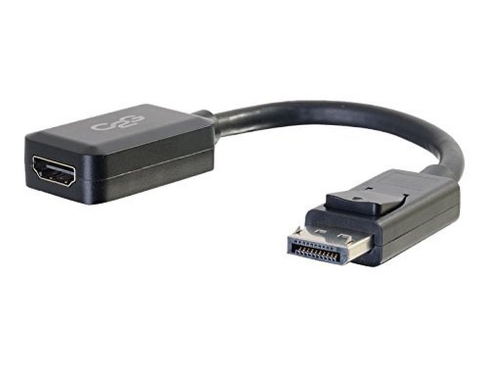 20cm DisplayPort M to HDMI F BLK