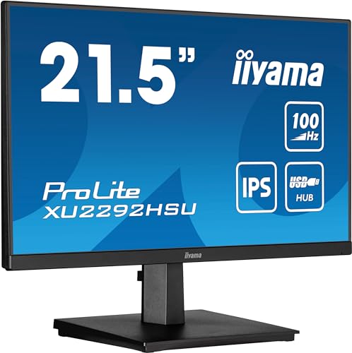 "iiyama ProLite XU2292HSU-B6 écran plat de PC 54,6 cm (21.5"") 1920 x 1080 pixels Full HD LED Noir"