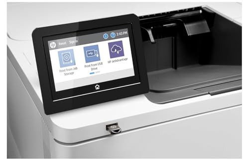 HP LaserJet Enterprise M612dn Printer Mono Duplex laser A4 1200x1200dpi 71ppm 650sheets USB LAN