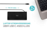 I-TEC USB-C Quattro Display Docking Station 2xDP 2xHDMI 1xGLAN 5xUSB 3.0 1xUSB-C-Data 1xAudio 1xMic 85W PD KL