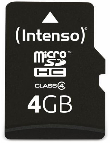 INTENSO Carte MicroSDHC Class 4 - 4 Go