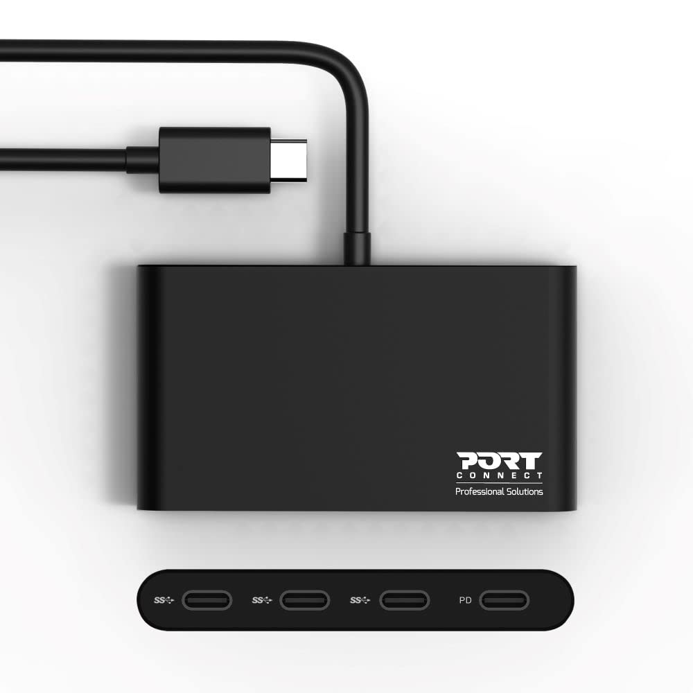 PORT DESIGNS USB Hub Type-C 4Ports Type-C