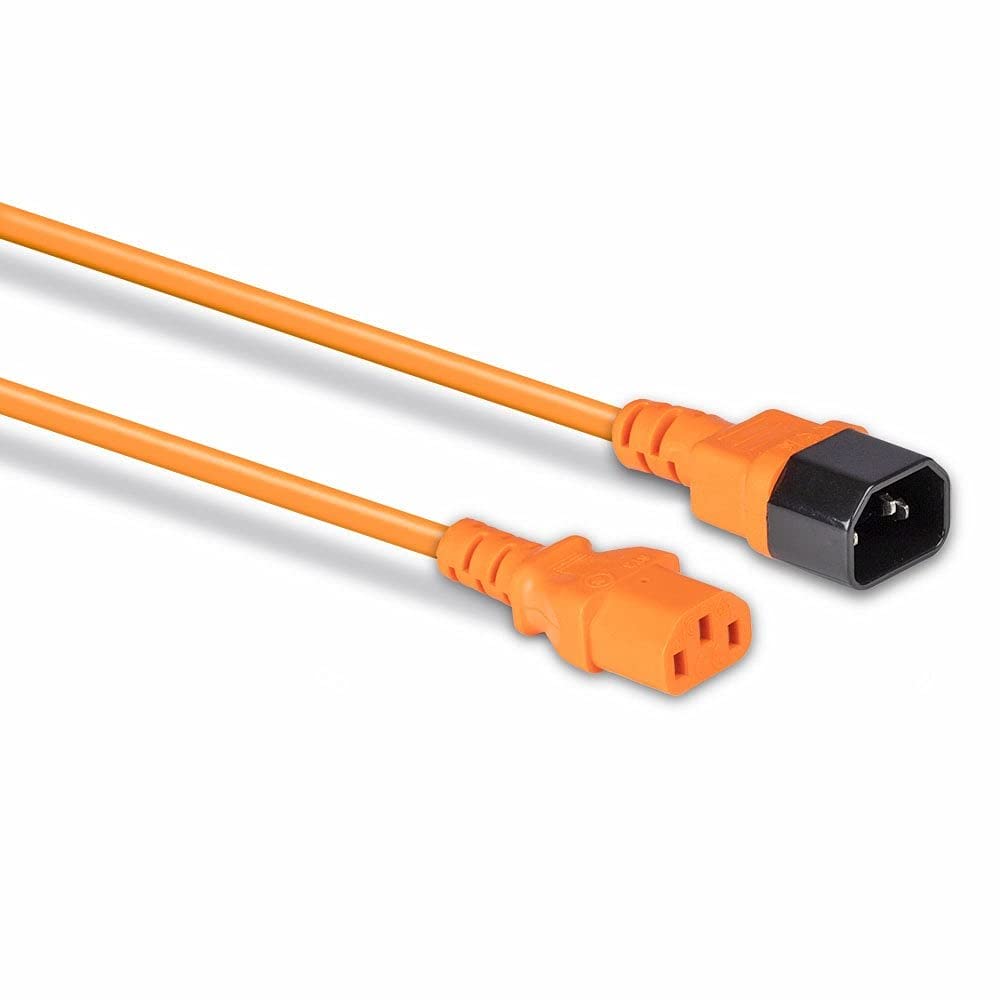 LINDY 2m IEC Extension Lead Orange