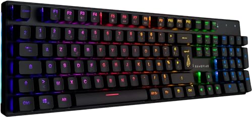 VERBATIM SUREFIRE KINGPIN M2 MECHANICAL MULTIMEDIA RGB GAMING KEYBOARD AZERTY FRENCH WCF (P)