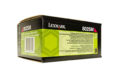 Toner LEXMARK 80C2SM0 802SM - Magenta