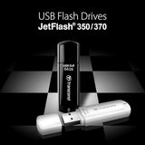 TRANSCEND Cle USB 2.0 JetFlash 350 - 4Go Noir