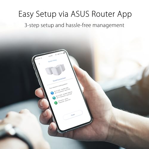 ASUS ZenWiFi XD5 White 3PK AX3000 Whole-Home Dual-band Mesh WiFi 6 Router 802.11 a/b/g/n/ac/ax
