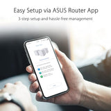 ASUS ZenWiFi XD5 White 3PK AX3000 Whole-Home Dual-band Mesh WiFi 6 Router 802.11 a/b/g/n/ac/ax