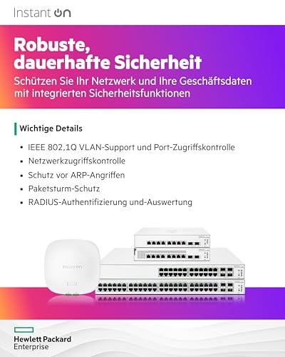 HPE Networking Instant On 1930 48G Class4 PoE 4SFP/SFP+ 370W Switch Commutateur C3 Géré 48 x 10/100/1000 PoE
