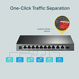 TP-Link TL-SG1210MP Switch 10 ports Gigabit dont 8 PoE+ Budget 123W & 1 SFP