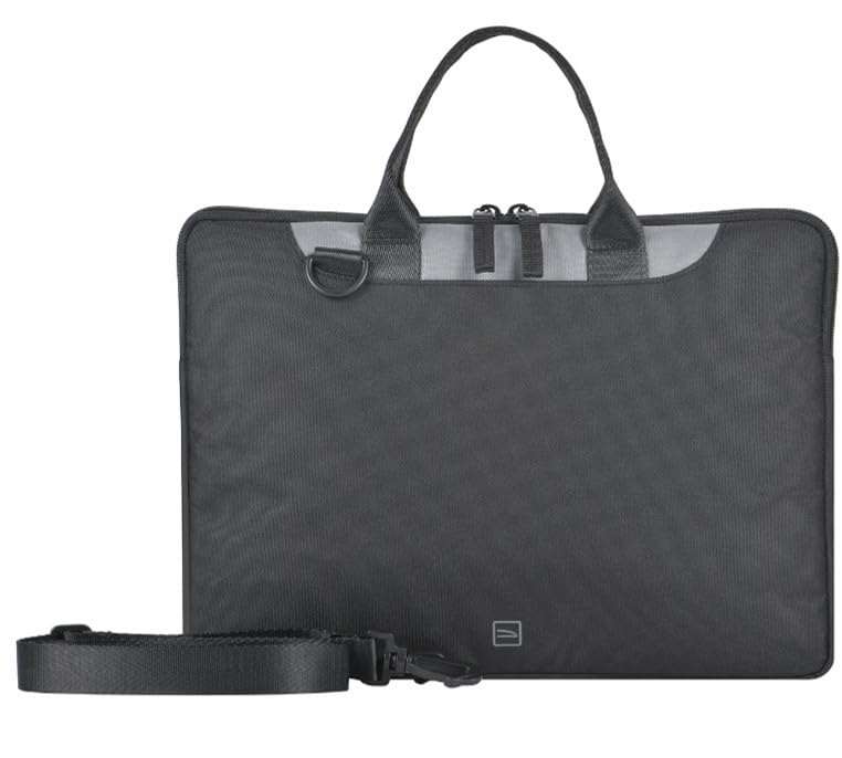 Tucano mallette basic 15-16  noire grise