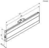 VOGEL S Barre VESA horizontale PFB 3405 argent