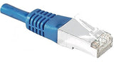 Cordon RJ45 catégorie 6 S/FTP bleu - 15 m