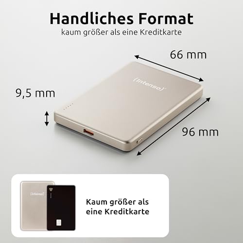 INTENSO Powerbank MW5000 5000 mAh 20 W champagne