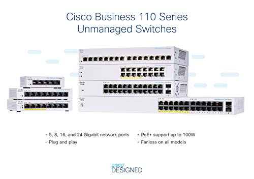 CISCO CBS110 Unmanaged 24-port GE