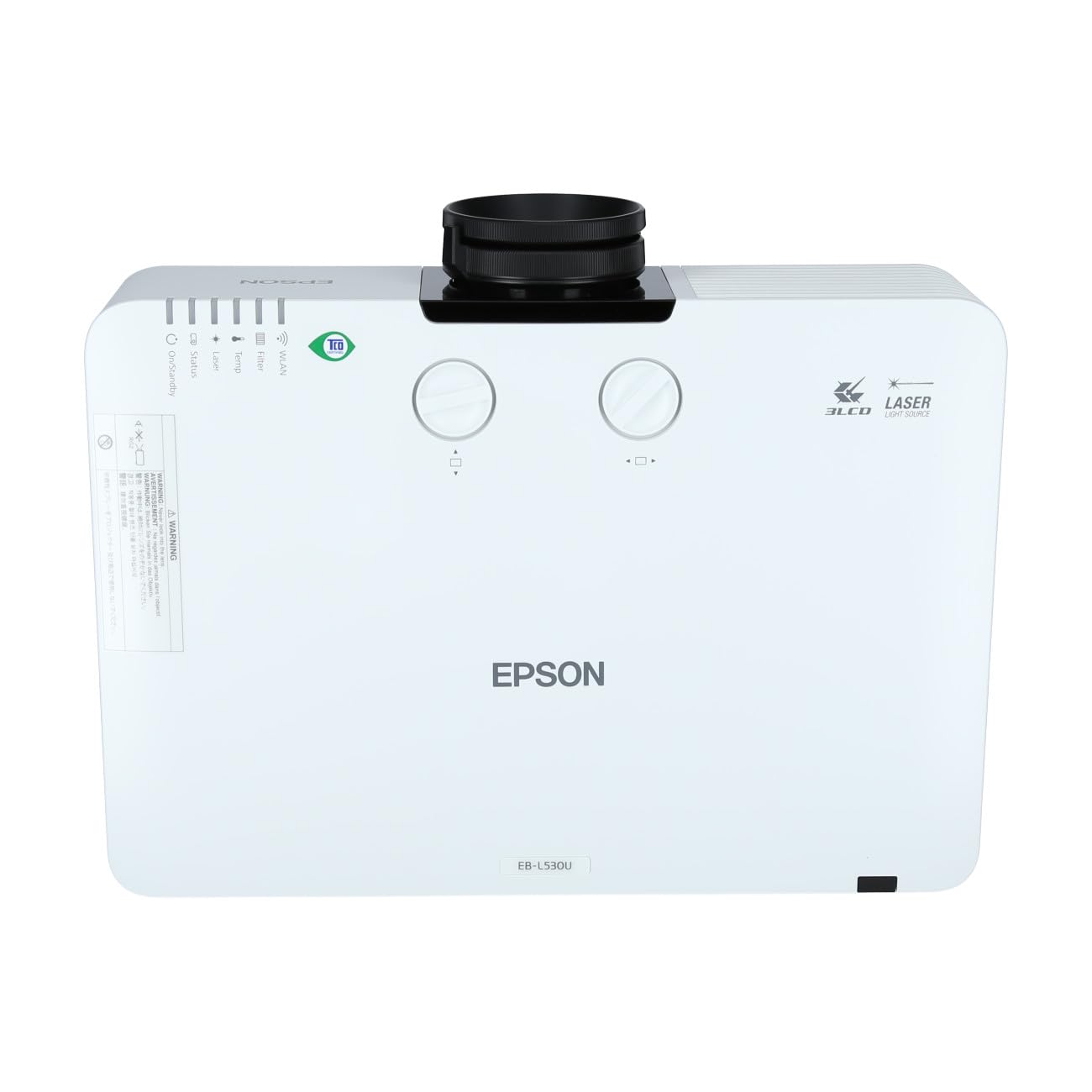 EPSON EB-L530U Projectors 5200Lumens WUXGA Laser HD-BaseT 1.35-2.20 Throw Ratio Lens-Shift 4K Input Wireless Screen-Mirroring HDMI