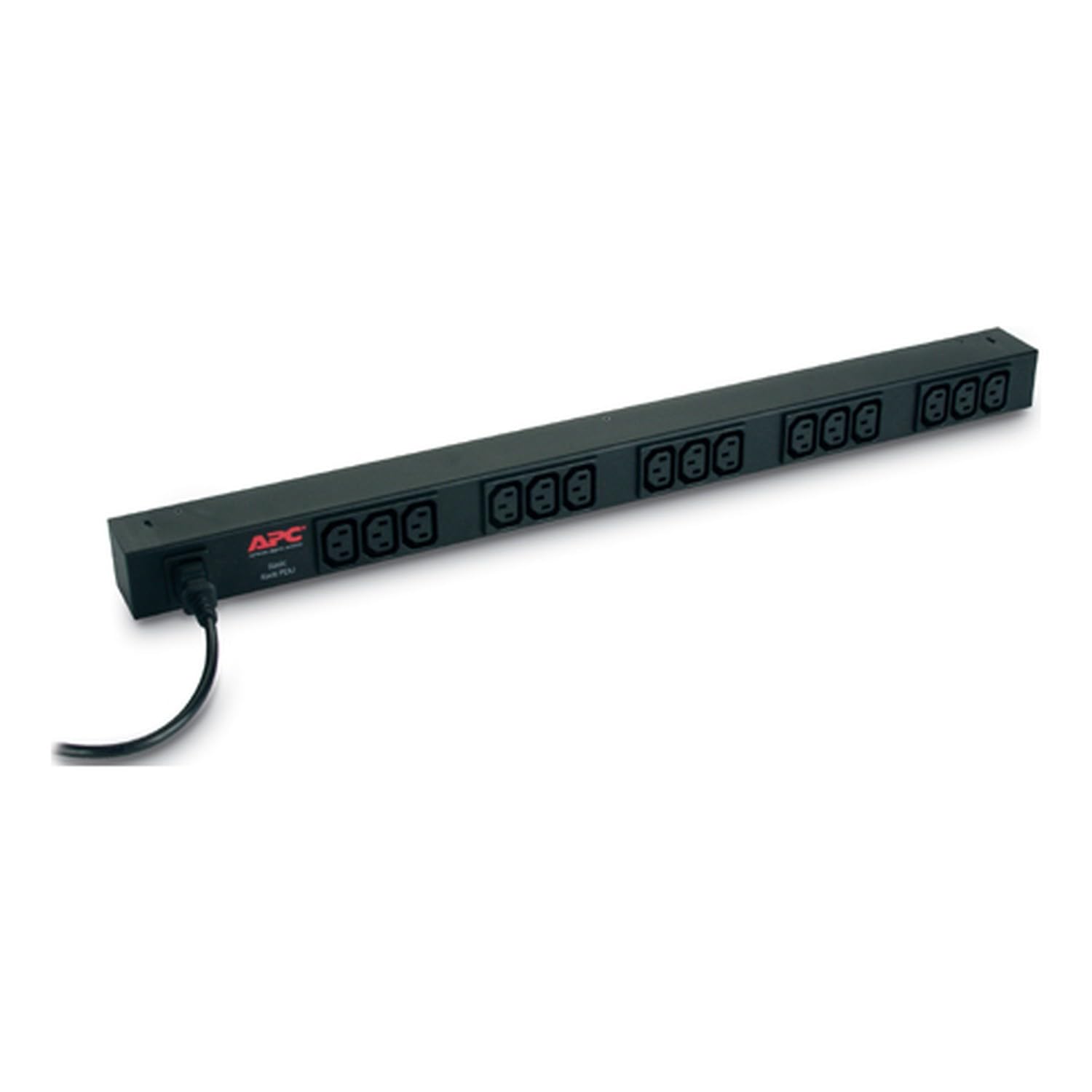 APC Basic Rack-Mount PDU Rack AC 208/230V 2.3 kW input IEC 60320 C14 output connectors 15 power IEC 60320 C13 1.98m cord BK